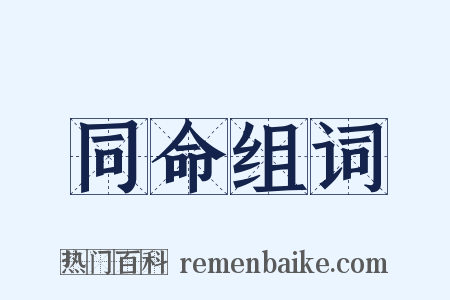 同命组词是什么意思的图片